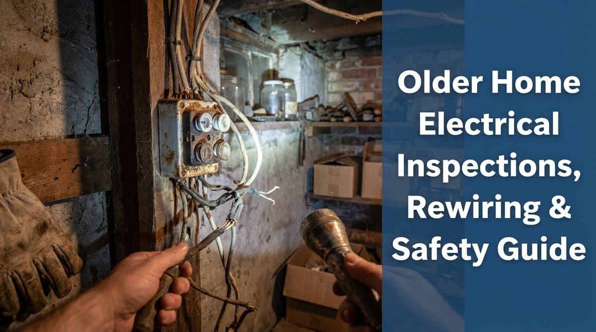 Older Home Electrical Inspections, Rewiring & Safety Guide image